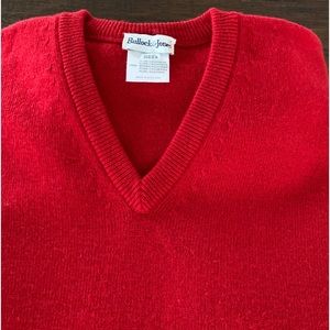 Cashmere Sweater- Red- Scotland